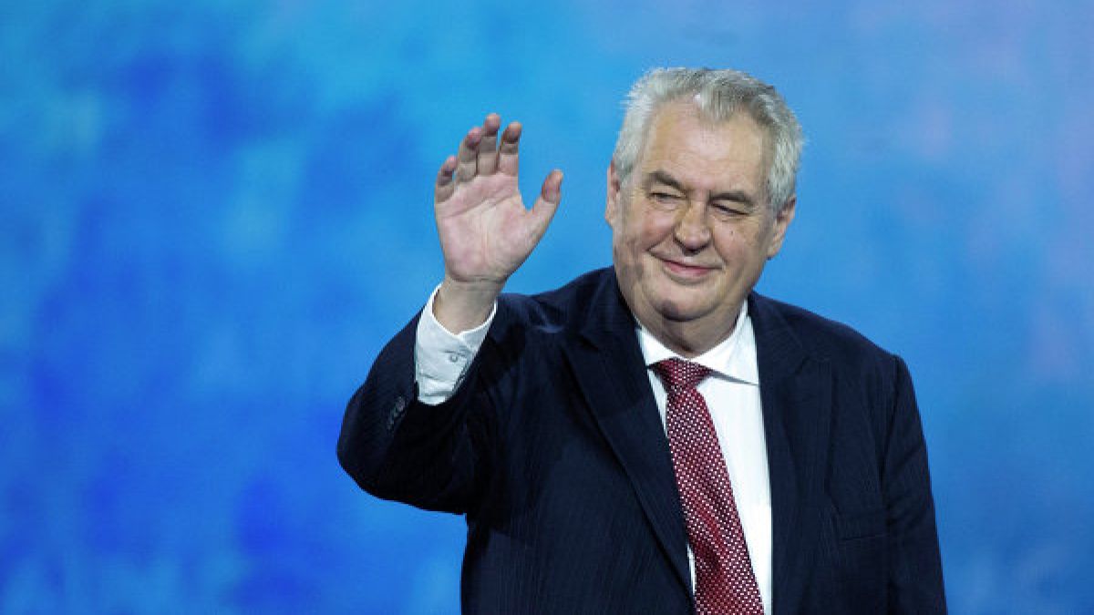 Милош Земан има преднина на президентските избори