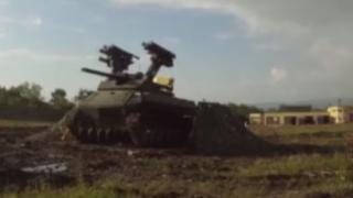 Първи кадри от изпитанията на военния робот „Уран” (ВИДЕО)