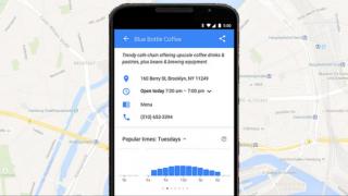 Google Maps ни показва има ли опашки в магазините  