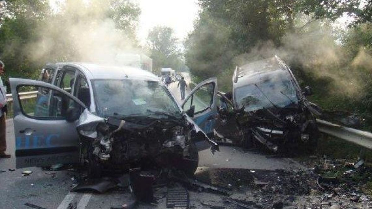 Зверска катастрофа с журналисти, Теди Джорджо вади пострадали 