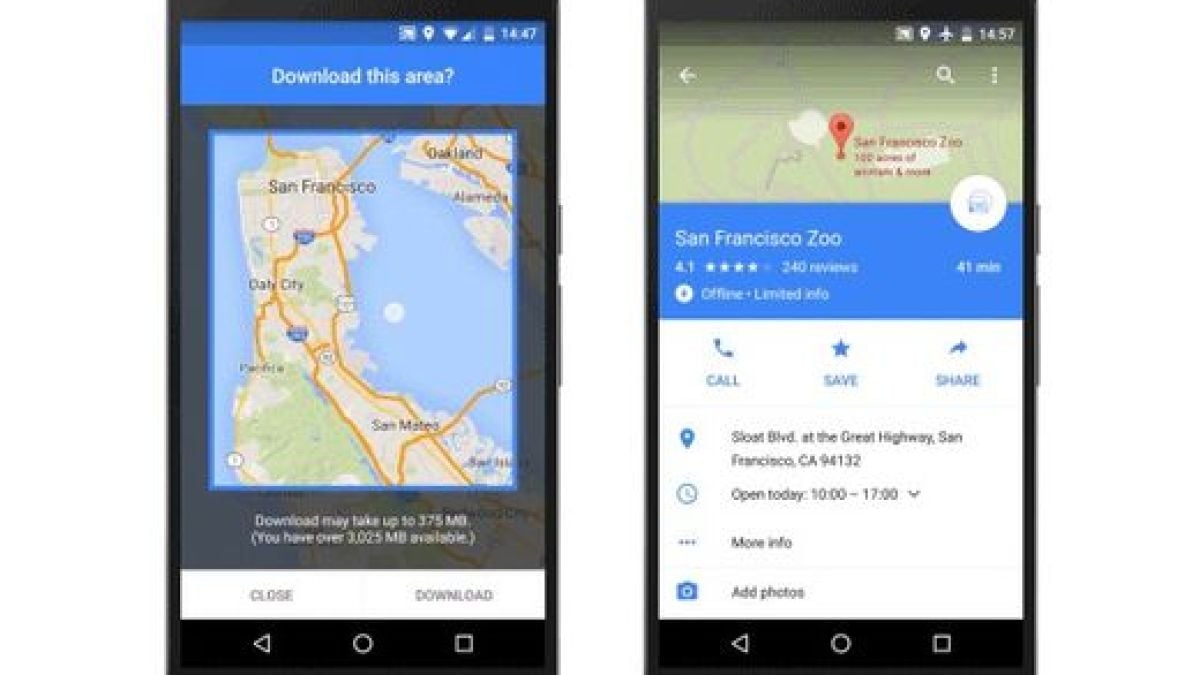 Google Maps получава възможност за навигация и търсене без интернет връзка
