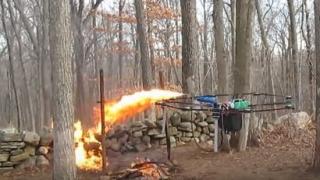 Дрон опече пуйка в репетиция за Коледа (ВИДЕО)