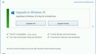 Microsoft настоява агресивно за ъпгрейд до Windows 10