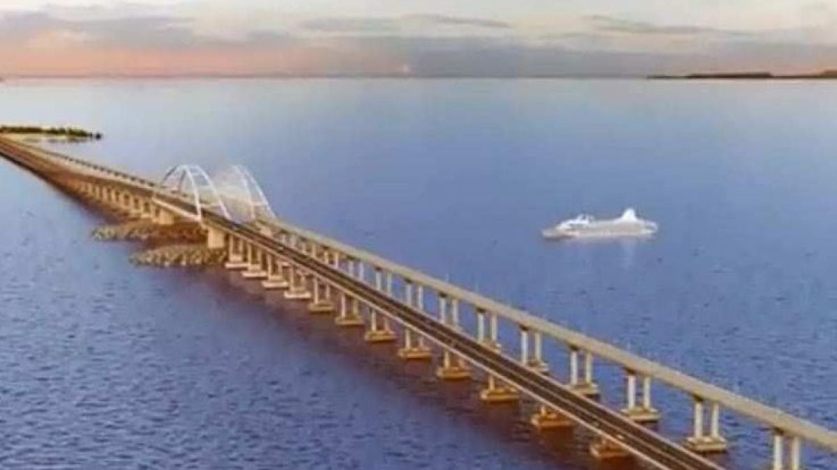 Уникално! Ето как ще изглежда Кримският мост (ВИДЕО)