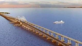 Уникално! Ето как ще изглежда Кримският мост (ВИДЕО)