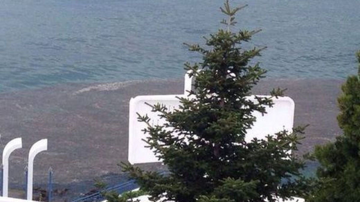 Огромно черно петно изплува пред лятното кино (СНИМКА)
