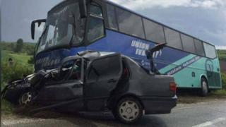 Появи се първа шокираща СНИМКА от жестоката катастрофа в Луковит