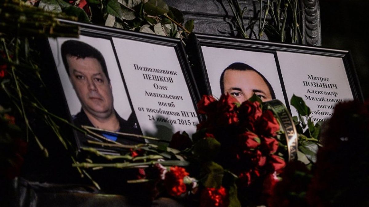 В Русия се простиха със загиналите в Сирия пилоти (ВИДЕО)