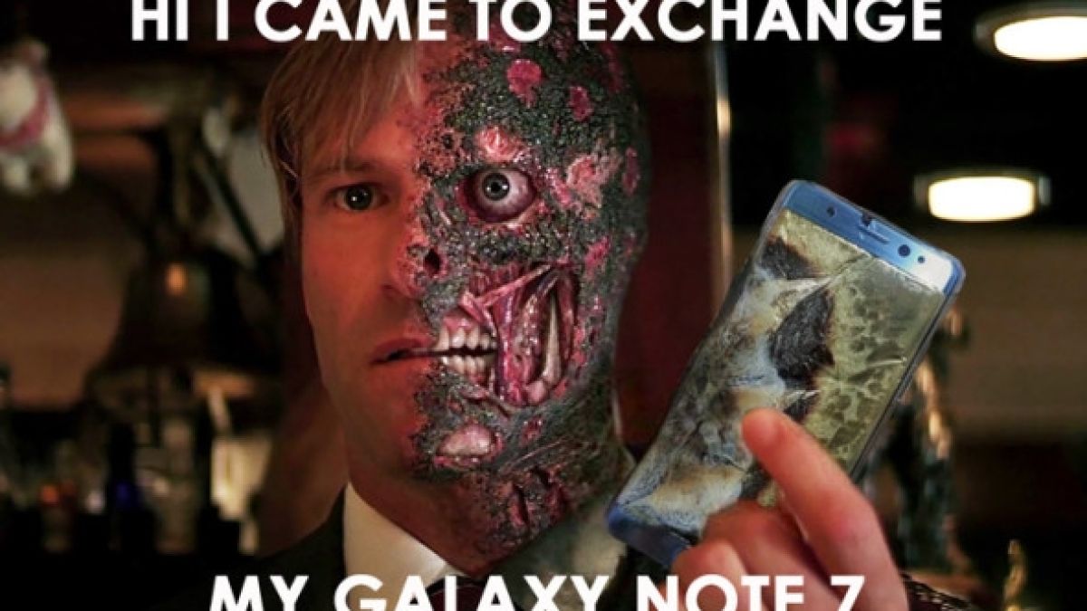 Най-добрите реакции в интернет на гърмящия Galaxy Note 7 (ГАЛЕРИЯ) 