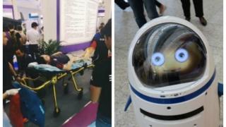 Терминаторът вече е тук, Скайнет започна да действа! Робот нападна човек на изложение в Китай 