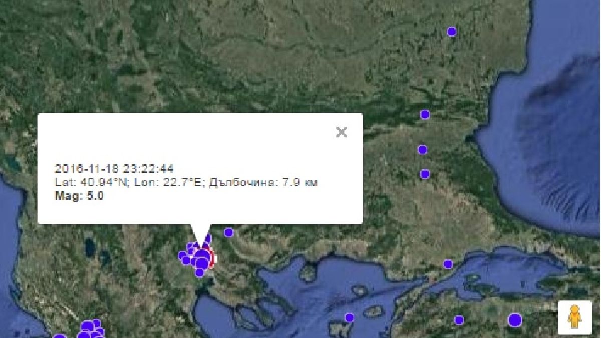 Силно земетресение с епицентър в Гърция разтресе и България
