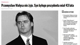 ПАП: Син на Лех Валенса е намерен мъртъв в дома си 