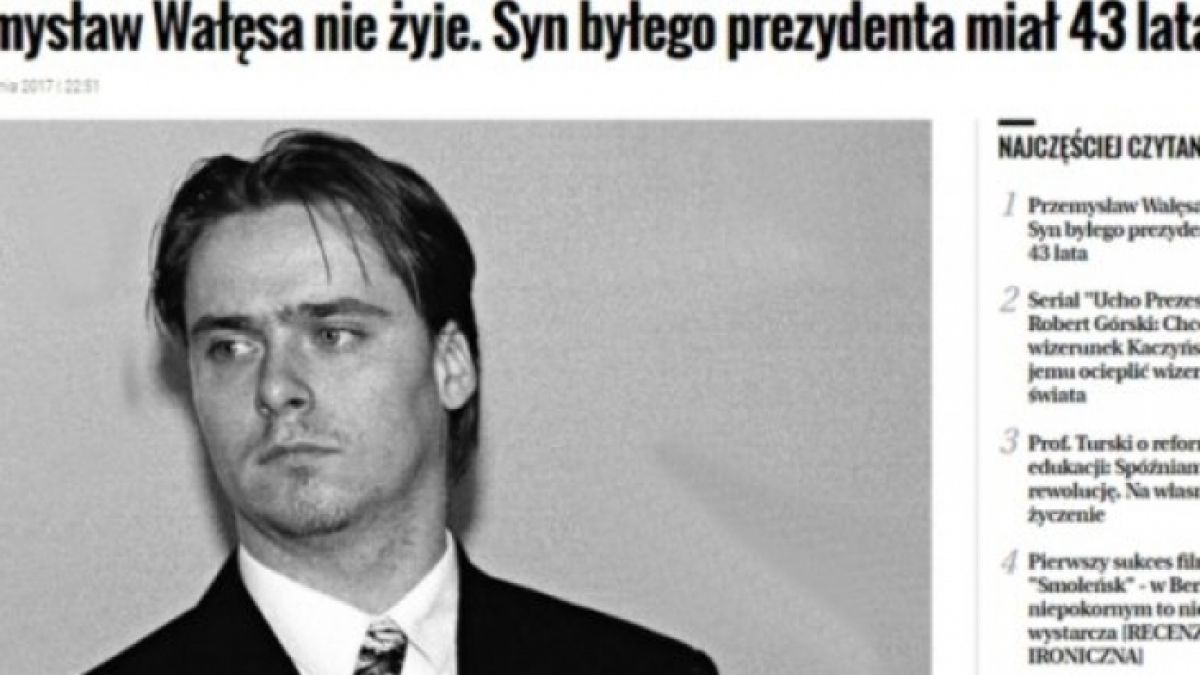 Ето какво е убило един от синовете на Лех Валенса! Шокиращи подробности 