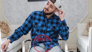 Не е библейско! Криско натъпкал чорапи в гащите си? (СНИМКА 18+)