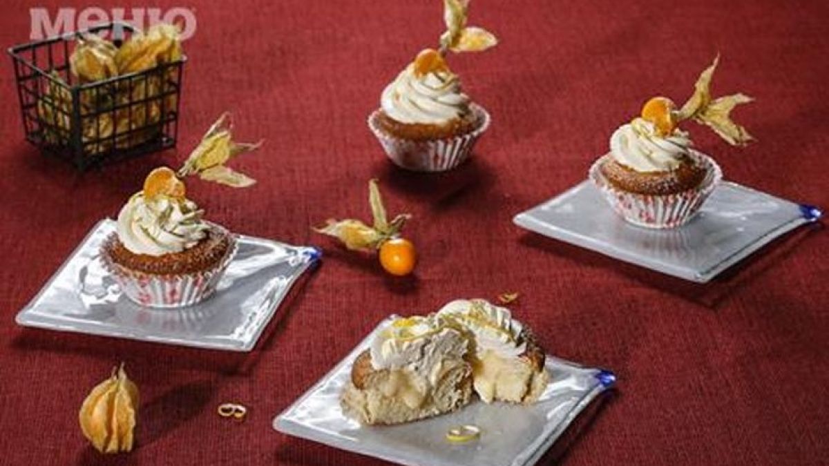 Не сте яли нещо по-вкусно от тези ванилени мъфини с лимонов пълнеж и крем!