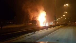 Огнен ужас на „Алея Яворов" в София! (СНИМКА)