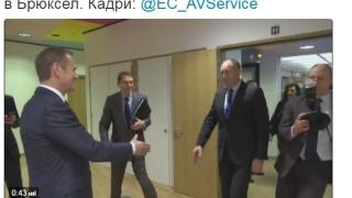 Радев сподели уникално ВИДЕО от срещата си с Туск (СНИМКИ)