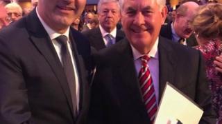 Ето какво направи Цветанов на молитвената закуска в САЩ (СНИМКА)