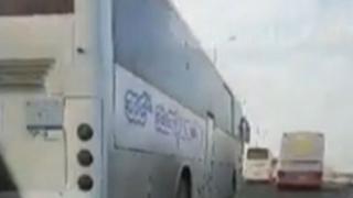 Рейсове шпорят със 100 километра по надлез в Пловдив (ВИДЕО) 