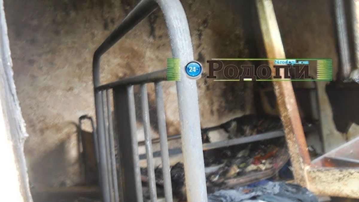Трудно подвижна старица изгоря в дома си, решила да боядиса запалена печка