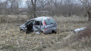 Мъж е в болница след като бе притиснат от еърбег