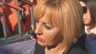 Мая Манолова се срещна със стачкуващите в мина "Оброчище"