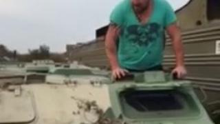 Динко в действие! Ямболията показа какво може новата му мощна играчка (ВИДЕО)