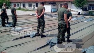 Маскирани и въоръжени нахлуха в сграда пред очите на военния министър Каракачанов (СНИМКИ)