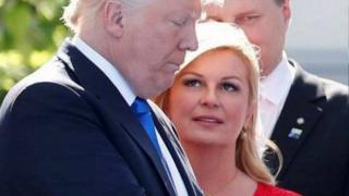 Хърватската президентка стана за смях на целите Балкани (ВИДЕО)