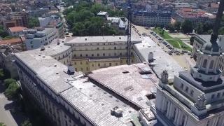 Ето как върви изграждането на новата пленарна зала на парламента (ВИДЕО)