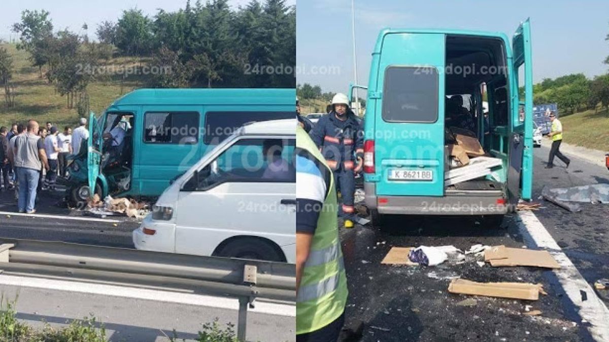 Два трупа в зверска катастрофа с български бус и ТИР в Турция (СНИМКИ)