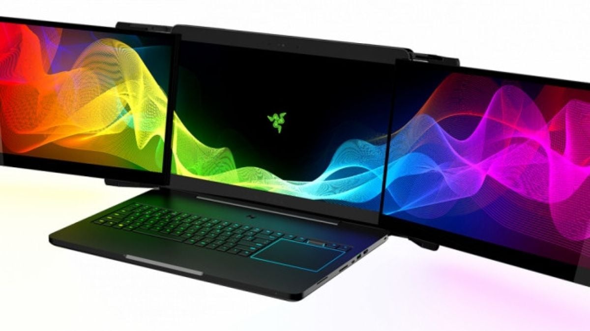 Уникум: Razer разработва лаптоп с три дисплея