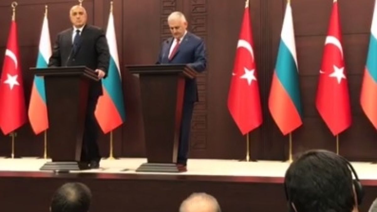Ексклузивно в БЛИЦ! Първи думи на турския премиер към Борисов (ВИДЕО)