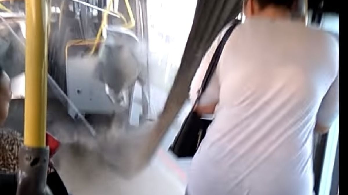 Автобус от градския транспорт в Бразилия се разцепи в движение (ВИДЕО)