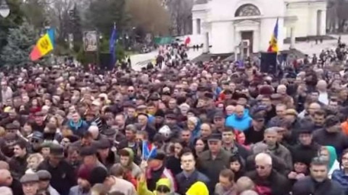 Подробности за протестите в столицата на Молдова