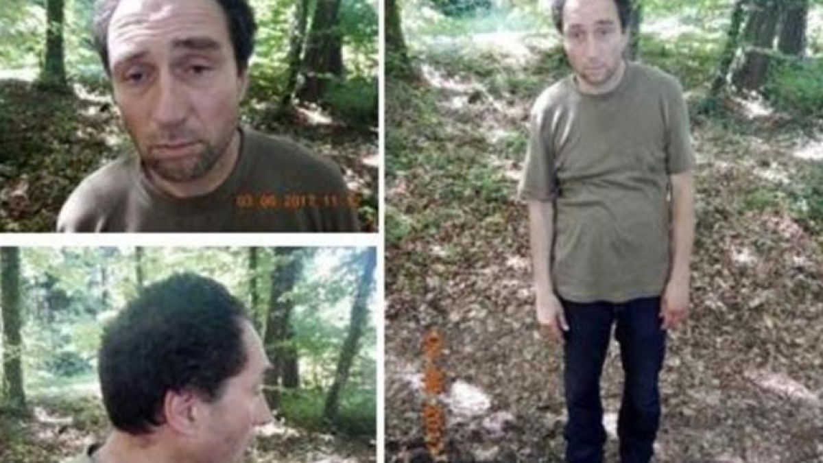 СНИМКА показа психаря, вилнял с бензинова резачка в Швейцария