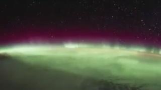 Уникални КАДРИ: Вижте Северното сияние от МКС