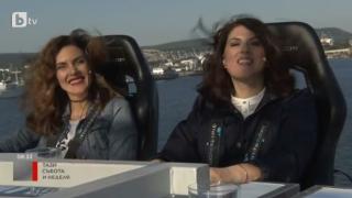 Водещи от bTV вдигнаха адреналина до дупка! Водят от платформа, закачена за кран високо в небето (СНИМКИ)