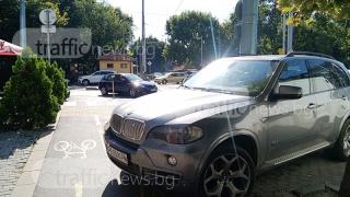 Този мега наглец с джип БМВ Х5 в Пловдив надмина всякакви граници (СНИМКА)