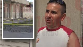 Съседски войни! Собственик загради с ограда като негови си тротоар и магазини в бл. 513 в Бургас (ВИДЕО)