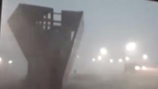 Кошмарно ВИДЕО от бурята, ударила Северозападна България! За минути денят става нощ