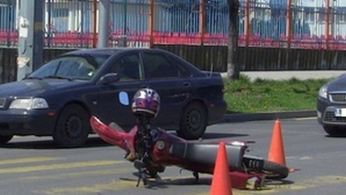 Ауди размаза моторист на подземната улица в Бургас
