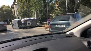 Зрелищно меле на пъпа на София (СНИМКА)