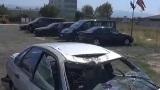 "Клета майка България": Немски джип избута семейство в канавка, съпрузите едва оцеляха и получиха... акт (ВИДЕО)