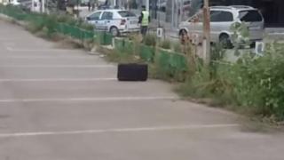 Извънредно: Паника на паркинга пред Нова телевизия, гъмжи от полиция (ВИДЕО/СНИМКИ)
