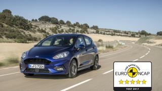 Изцяло новият Ford Fiesta постигна максималните 5 звезди за безопасност
