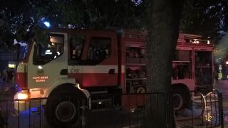 Сигнал до БЛИЦ: Пожар горя в жилищен блок в столицата