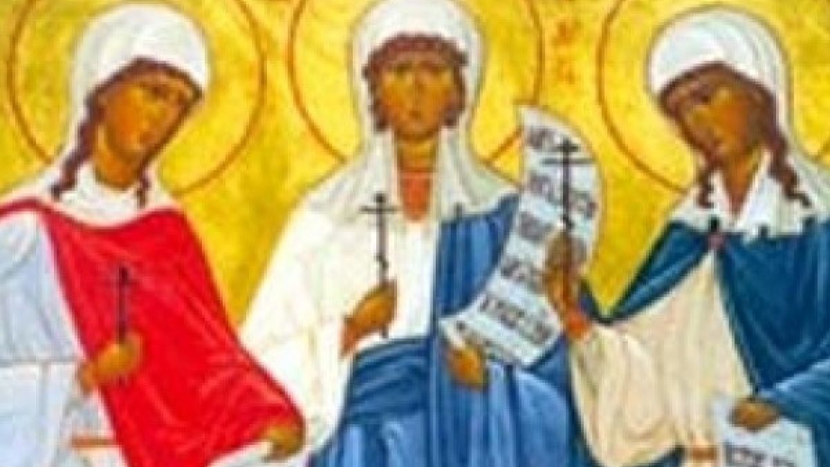 Днес почитаме три сестри, а чудото, което се е случило с тях е разтърсващо