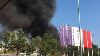 Огнен кошмар! Пламна автоморга в близост до бензиностанция (СНИМКИ)