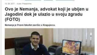 С четири куршума убиха млад адвокат пред дома му